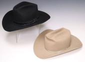 (2) STETSON BLACK &AMP; TAN BE