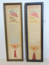 2 STEVENSGRAPH TYPE BANNERS, R