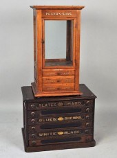 2 STORE DISPLAY CABINETS, CLAR