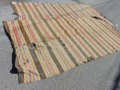 2 STRIPED FLATWEAVE PANELS, 11