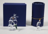 (2) SWAROVSKI CRYSTAL BIRD FIG