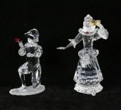 2 SWAROVSKI CRYSTAL FIGURINE C