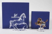 (2) SWAROVSKI CRYSTAL HORSE FI