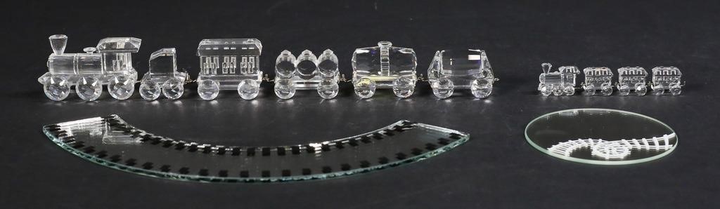 2 SWAROVSKI CRYSTAL TRAIN