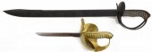 (2) SWORD & BASKET HILT DAGGER