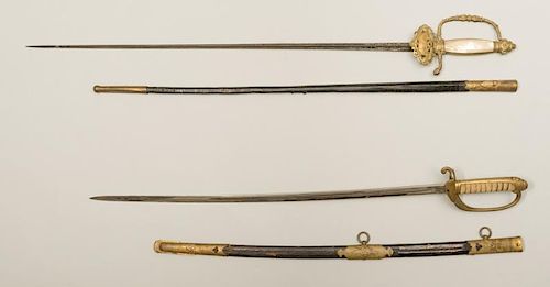 2 SWORDS, INCL. JAPANESE &