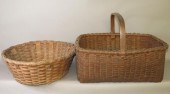 2 TAGHKANIC TYPE UTILITY BASKE