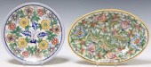 (2) TALAVERA POTTERY PLATE & P