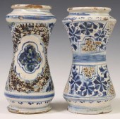 (2) TALAVERA TIN-GLAZED POTTER