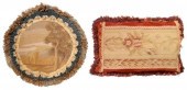(2) TAPESTRY FRONT & VELVET TH