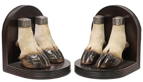 (2) TAXIDERMY ELAND ANTELOPE HOOF