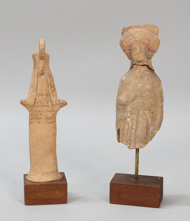 2 TERRA COTTA FIGURES2 terra