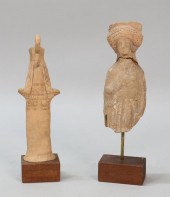 2 TERRA COTTA FIGURES2 terra c