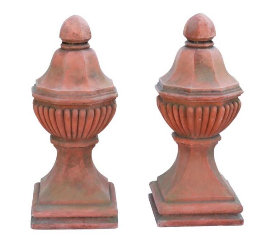 (2) TERRACOTTA ARCHITECTURAL GATE