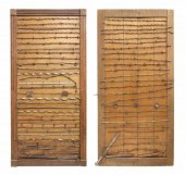 (2) TEXAS BARBED WIRE DISPLAY