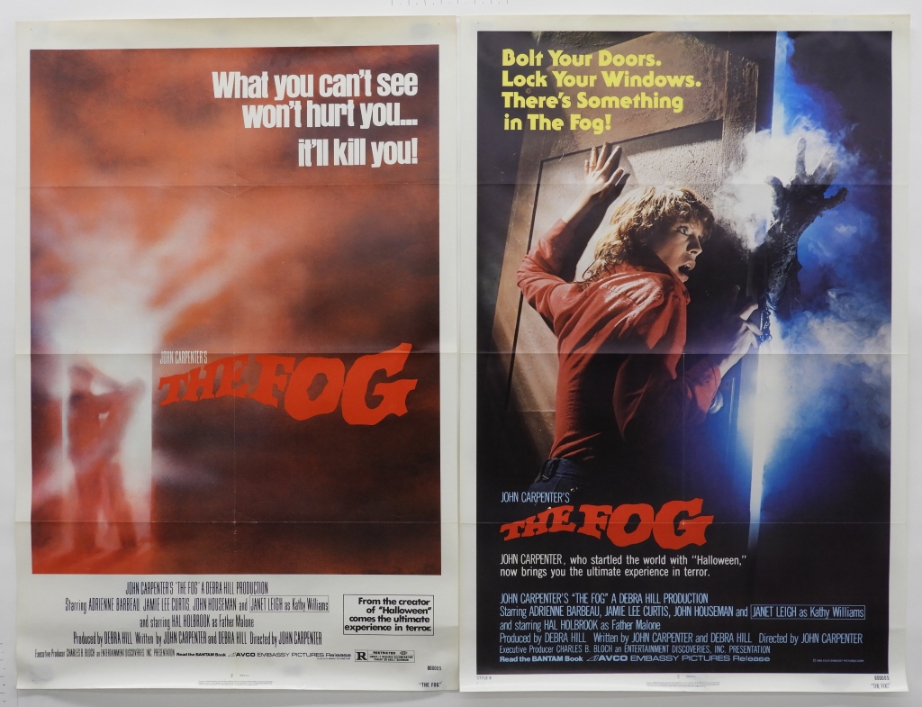 2 THE FOG 1980 ONE SHEET MOVIE