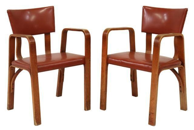 (2) THONET MID-CENTURY MODERN