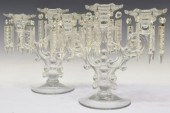 (2) THREE-LIGHT GLASS PRISM CA