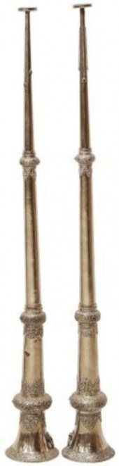 (2) TIBETAN CEREMONIAL TELESCO