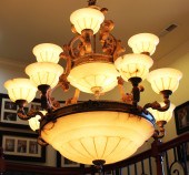 2 TIER GRAND 12 ARM CHANDELIER