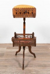 2 TIERED UPHOLSTERED SEWING ST