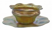 (2) TIFFANY FAVRILE ART GLASS