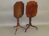 2 TILT TOP CANDLE STANDSca. 18