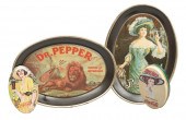 (2) Tin Litho Tip Trays, Dr. P