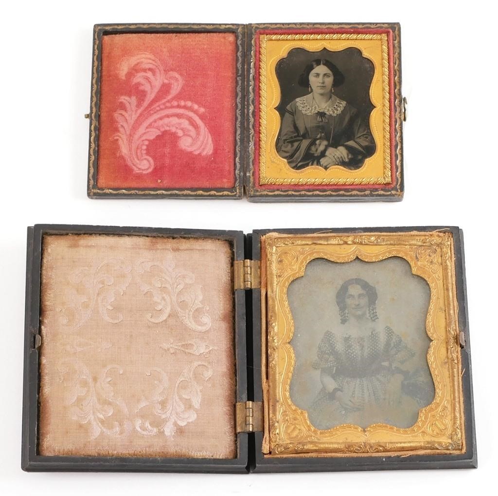 2 TINTYPES OF WOMEN