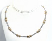2 TONE 14K & DIAMOND CHARRIOL
