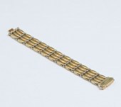 2 TONE 18K CHIMENTO 4 ROW BRAC