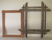 2 TRAMP ART FRAMESca. 1880-192
