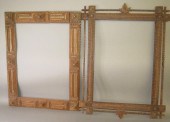 2 TRAMP ART FRAMESca. 1890-192