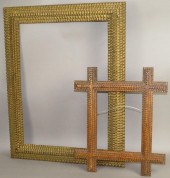 2 TRAMP ART FRAMESca. late 19t