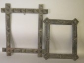 2 TRAMP ART STYLE FRAMESca. 18