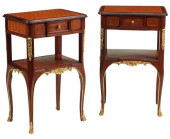 (2) TRANSITIONAL STYLE ORMOLU-