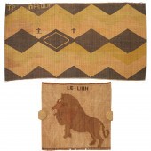 (2) TUAREG STYLE REED RUGS 20t