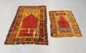 2 TURKISH GEOMETRIC PRAYER RUG