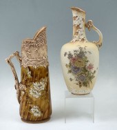 2 TURN TEPLITZ PORCELAIN VASES