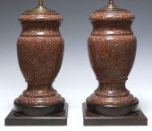 (2) TURNED &AMP; POLISHED RED