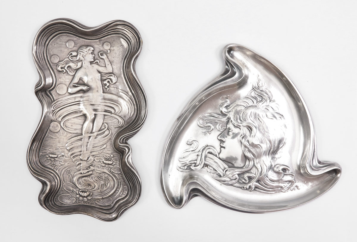 2 UNGER BROTHERS STERLING ART