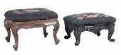 (2) Upholstered Footstools, Vi