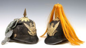 (2) U.S 1881 MILITARY HELMETS<