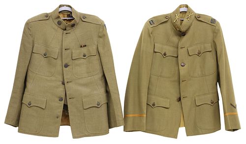 (2) U.S. ARMY M1917 CUSTOM COATS,