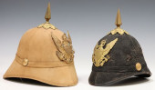 (2) U.S. ARMY SPIKE HELMETS, O