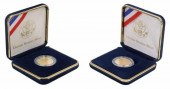 (2) US GOLD $5 COINS, JAMESTOW