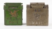 (2) U.S. MAIL CAST IRON STILL