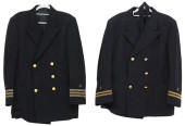 (2) U.S. NAVY UNIFORM COATS, O