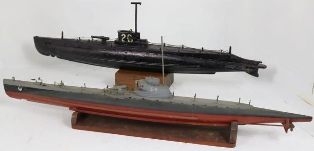 2 USN SUBMARINE MODELS TO INCLUDE A