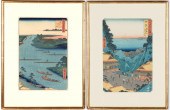 (2) UTAGAWA HIROSHIGE WOODBLOC